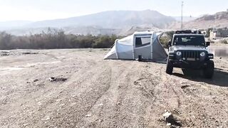 סקס ישראלי לוהט באוהל על חוף ים המלח