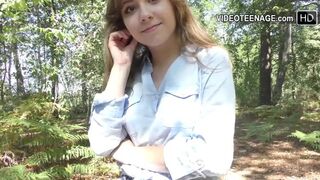 נערה ביישנית בת 18 בקאסטינג פורנו ראשון