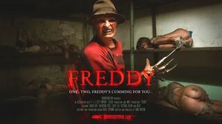 פארודיה פורנו סיוט ברחוב אלם: פרדי קרוגר מזיין בחורות צורחות