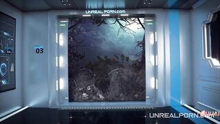 סימולציה של סקס עם זומבי מלוכלך שרה קיי על חללית