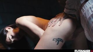 הקללה של פוטה הופכת את קוקו באי הלסבית הסקסית לבחורת זין