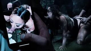 ממזרים לעצור את הזמן, אורגיה אסיאתית נערה קאזומי ביער