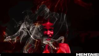 גירוש שדונית נכשל! טנטקלים מזיינים בכל חורים ונפיחות בטן מזרע